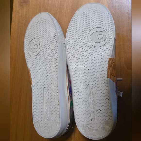Coach City Sole Pride Multicolored Rainbow Sneakers Skate Shoes 7.5-8 - Picture 10 of 14